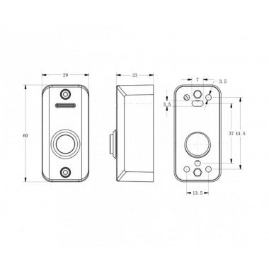 Smartec ST-EX012LSM кнопка